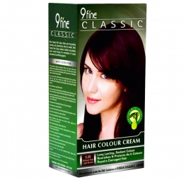 9Fine Classic Hair Color Cream-5.26 Brilliant Red Light Brown
