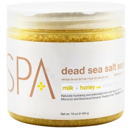 BCL SPA Dead Sea Salt Soak Milk + Honey with White Chocolate