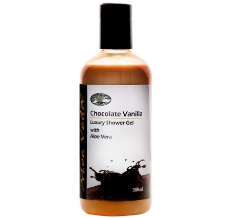Aloe Veda Chocolate Vanilla Luxury Shower Gel with Aloe Vera