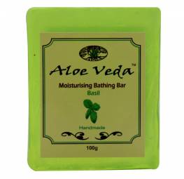 Aloe Veda Moisturising Bathing Bar Basil