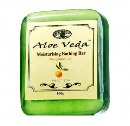 Aloe Veda Moisturising Bathing Bar-Bergamot Oil