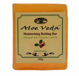 Aloe Veda Moisturising Bathing Bar Patchouli with Cinnamon Leaf Oil