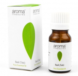 Aroma Treasures Basil Tulsi Pure Essential Oil