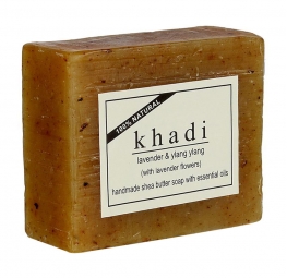 Khadi Lavender and Ylang Ylang Sheabutter Handmade Soap