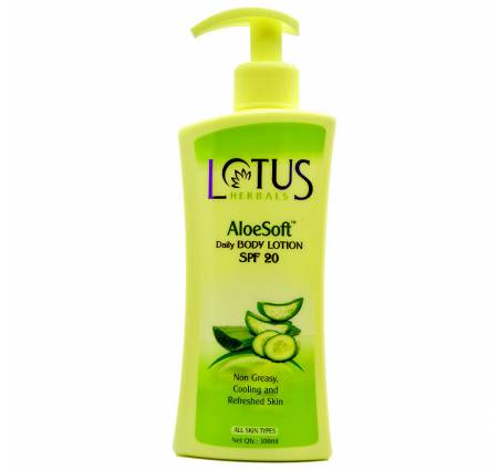 Lotus Aloe Soft-Daily Body Lotion SPF 20