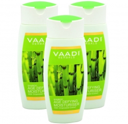 Vaadi Bamboo Age Defying Moisturiser with Grapeseed Extract Value Pack of 3